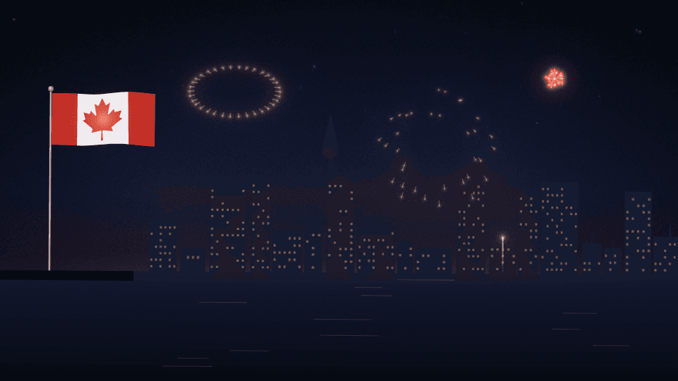 Canada Day Fireworks mode
