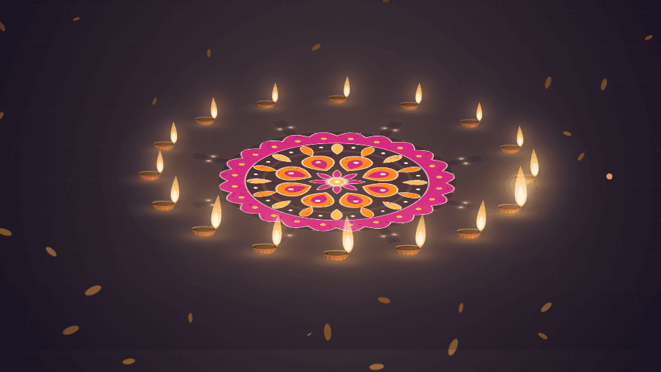 Rangoli mode