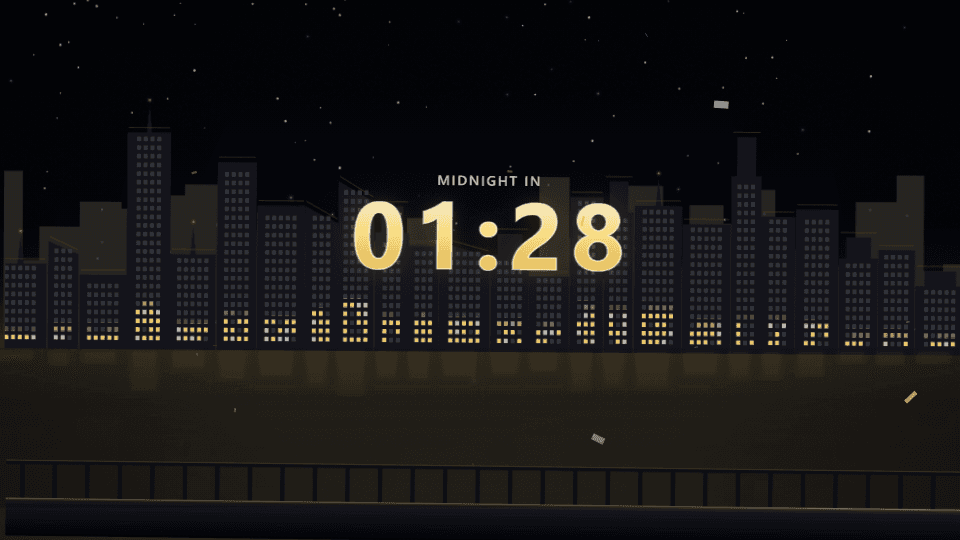 Midnight Countdown mode