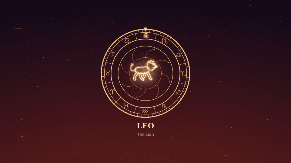 Leo in the Zodiac Wheel look