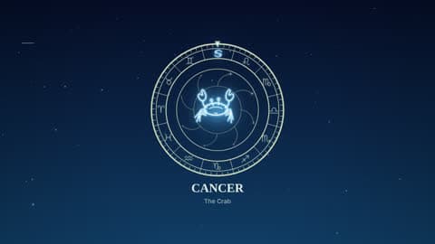 Cancer in the Zodiac Wheel look