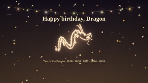 the dragon in the Your Sign look