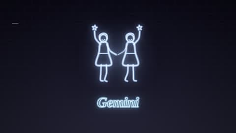Gemini in the Neon Sign look