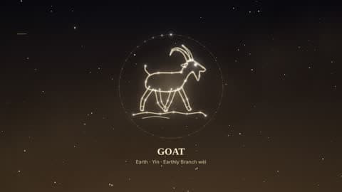 the goat in the Starlight look