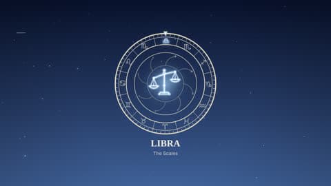Libra in the Zodiac Wheel look