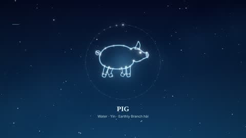 the pig in the Starlight look