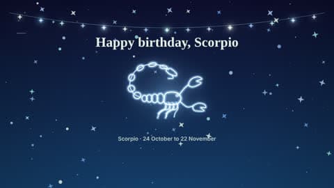 Scorpio in the Your Sign look