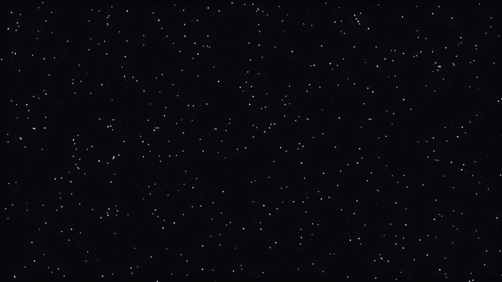A particles engine visualizer still with bold central motion